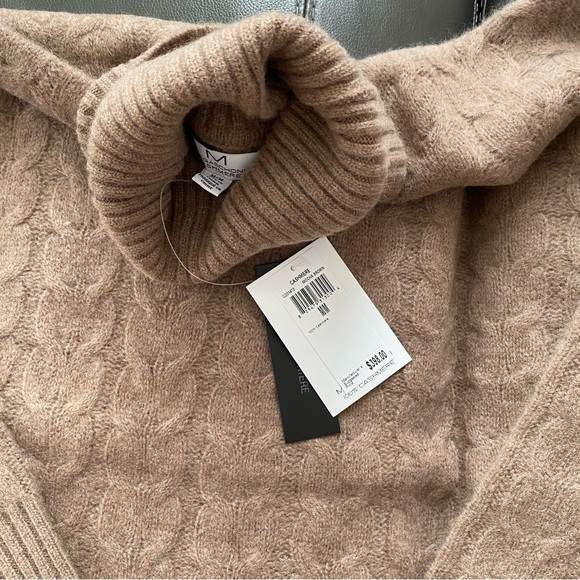 NWT Magaschoni Women's Cashmere Turtleneck Sweater - Picture 3 of 16
